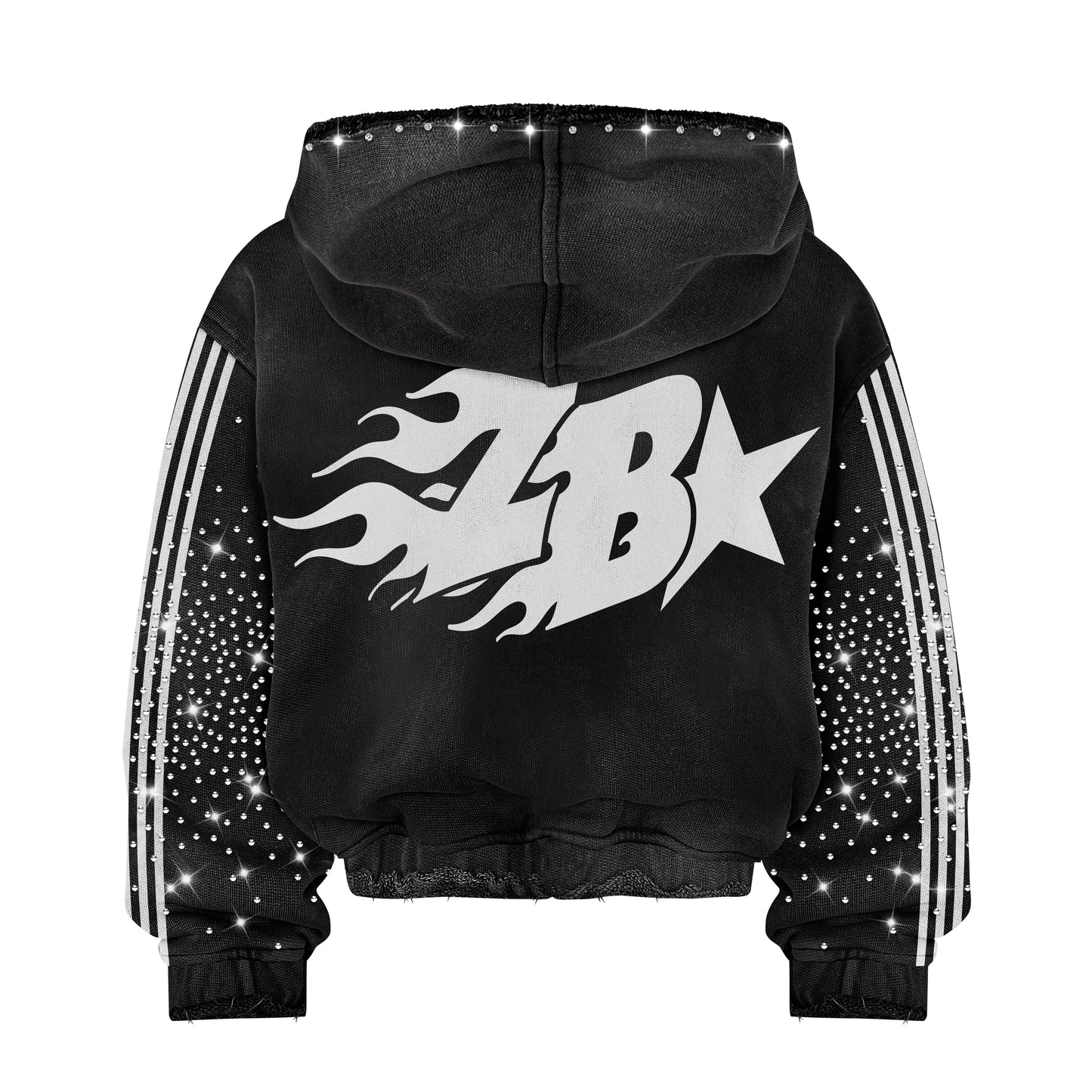 Black ZB 1804 hoodie