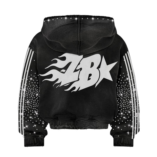 Black ZB  1804 hoodie