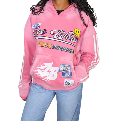 Pink ZB 1804 hoodie